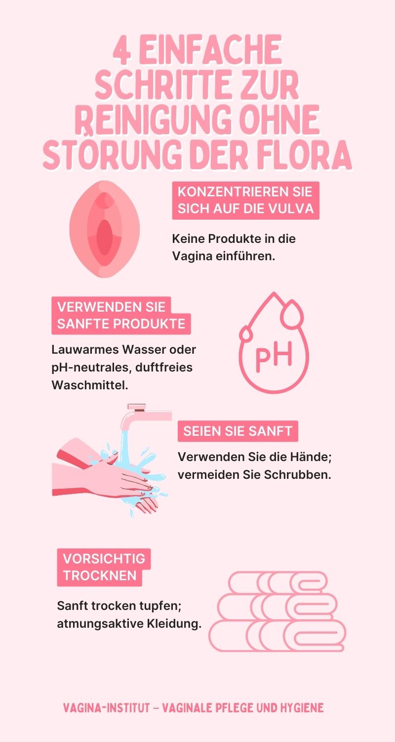 4 einfache Schritte zur Reinigung ohne Störung der Flora