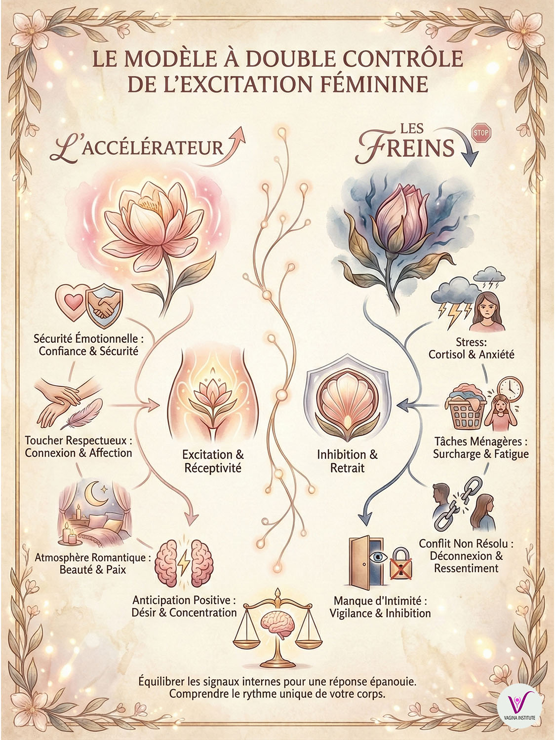 Le modèle du double contrôle de l'excitation féminine.