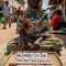 Powdered tobacco sold in African market, representing traditional intravaginal use