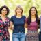 Diverse women posing confidently for a body positivity survey